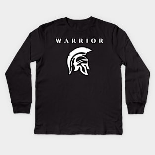 Warrior Knight Kids Long Sleeve T-Shirt